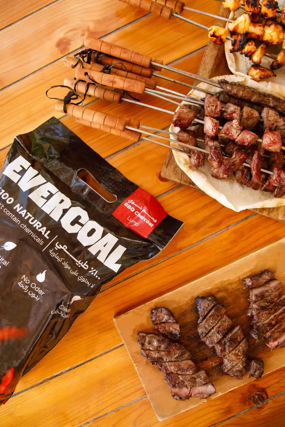 Evercoal premium charcoal for grilling and hookah